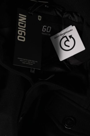 Ανδρικά παλτό Indigo, Μέγεθος L, Χρώμα Μαύρο, Τιμή 27,48 €