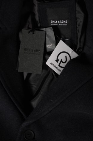 Ανδρικά παλτό Only & Sons, Μέγεθος S, Χρώμα Μπλέ, Τιμή 39,90 €