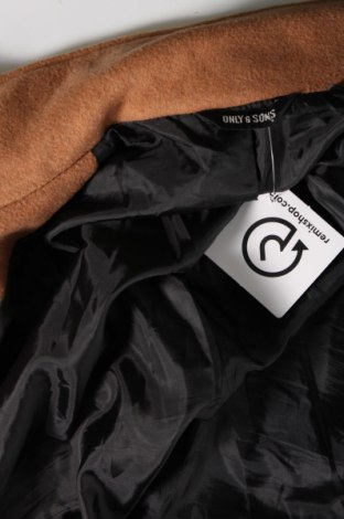 Ανδρικά παλτό Only & Sons, Μέγεθος XL, Χρώμα Καφέ, Τιμή 18,06 €