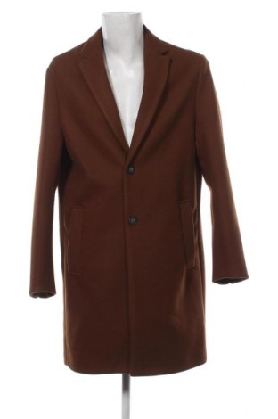 Ανδρικά παλτό Pull&Bear, Μέγεθος XL, Χρώμα Καφέ, Τιμή 39,90 €