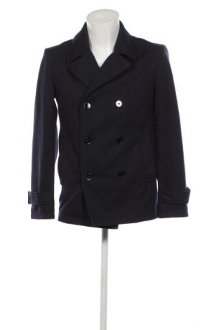 Мъжко палто Zara Man, Размер M, Цвят Син, Цена 39,00 лв.