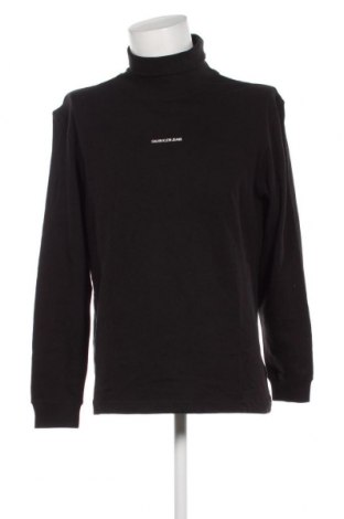 Мъжко поло Calvin Klein Jeans, Размер L, Цвят Черен, Цена 89,30 лв.