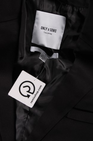 Pánske sako  Only & Sons, Veľkosť L, Farba Čierna, Cena  36,08 €