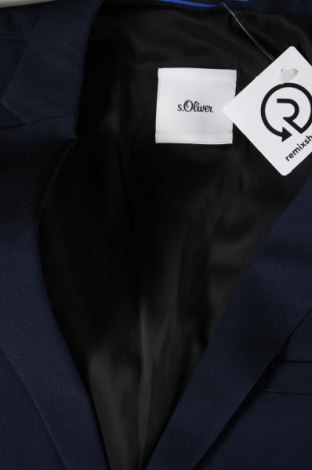 Ανδρικό σακάκι S.Oliver, Μέγεθος L, Χρώμα Μπλέ, Τιμή 66,49 €