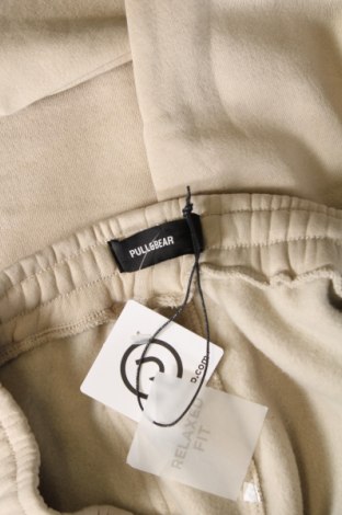 Pantaloni trening de bărbați Pull&Bear, Mărime L, Culoare Bej, Preț 68,09 Lei