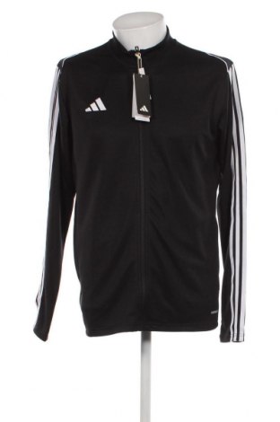Мъжко спортно горнище Adidas, Размер L, Цвят Черен, Цена 156,17 лв.