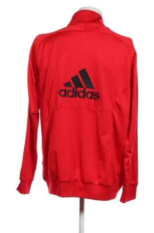 Мъжко спортно горнище Adidas, Размер XL, Цвят Червен, Цена 45,90 лв.