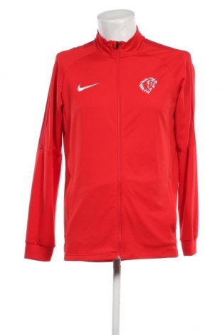 Мъжко спортно горнище Nike, Размер L, Цвят Червен, Цена 54,00 лв.