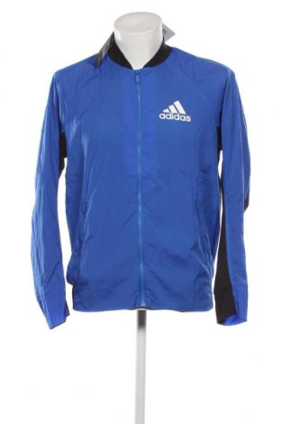 Ανδρικό μπουφάν Adidas, Μέγεθος M, Χρώμα Μπλέ, Τιμή 30,71 €