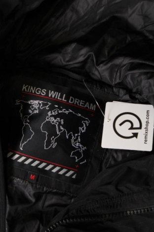 Ανδρικό μπουφάν Kings will Dream, Μέγεθος M, Χρώμα Μαύρο, Τιμή 35,00 €