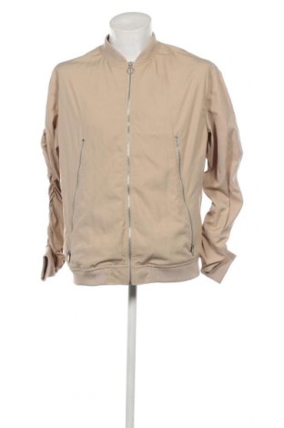 Ανδρικό μπουφάν Pull&Bear, Μέγεθος XL, Χρώμα  Μπέζ, Τιμή 7,42 €