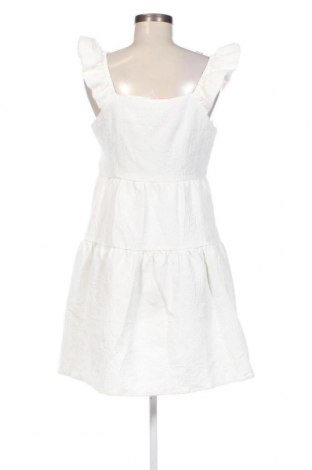Kleid Naf Naf, Größe M, Farbe Weiß, Preis 52,58 €
