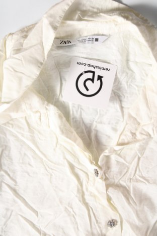 Kleid Zara, Größe L, Farbe Weiß, Preis 13,92 €
