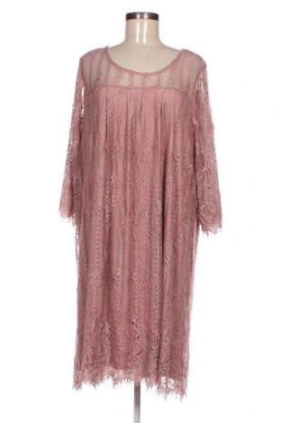 Kleid Zizzi, Größe 4XL, Farbe Aschrosa, Preis 43,14 €