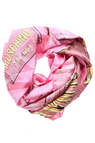 Шал Moschino, Цвят Розов, Цена 348,23 лв.