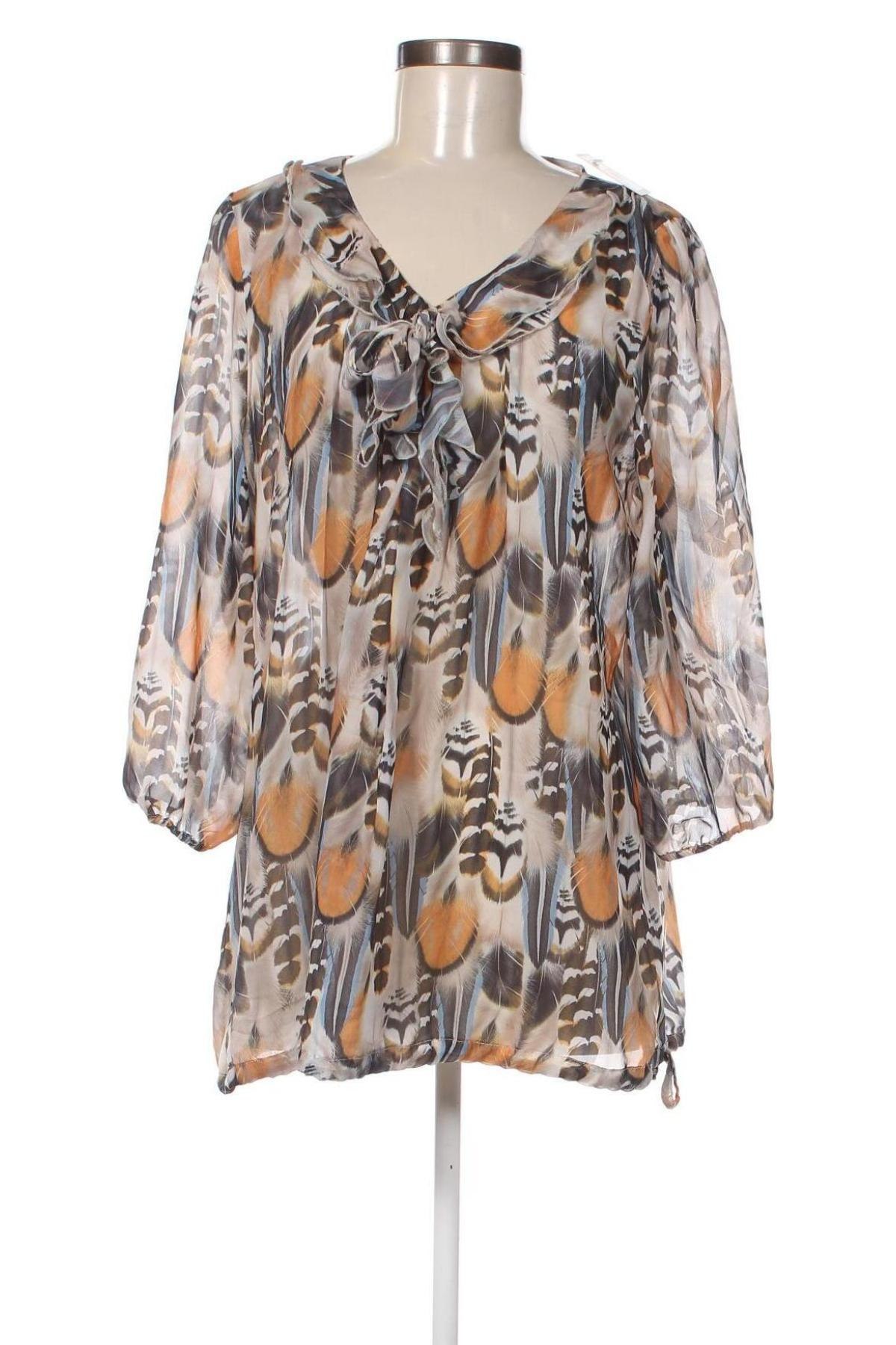 Γυναικεία μπλούζα 2 Biz, Μέγεθος XL, Χρώμα Πολύχρωμο, Τιμή 4,70 €