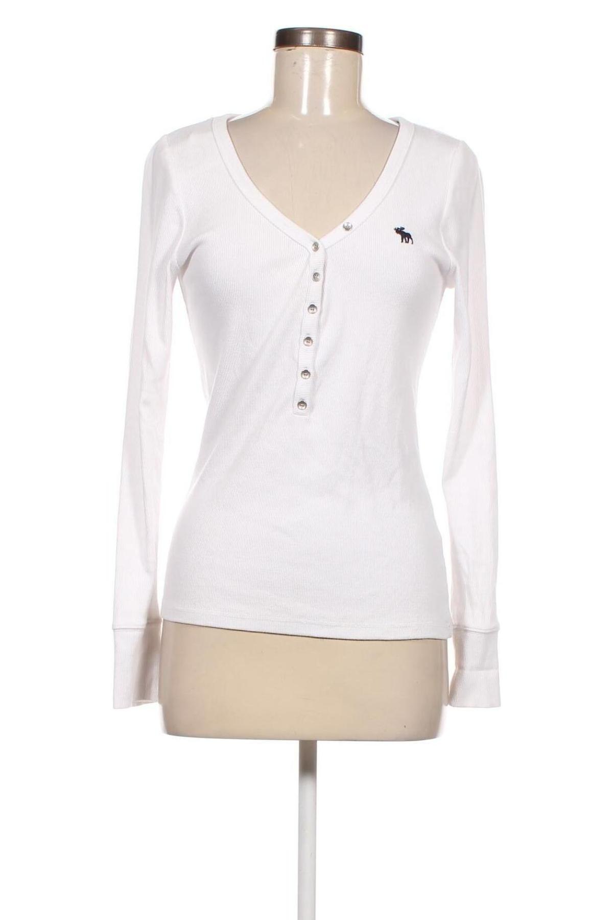 Γυναικεία μπλούζα Abercrombie & Fitch, Μέγεθος M, Χρώμα Λευκό, Τιμή 43,64 €