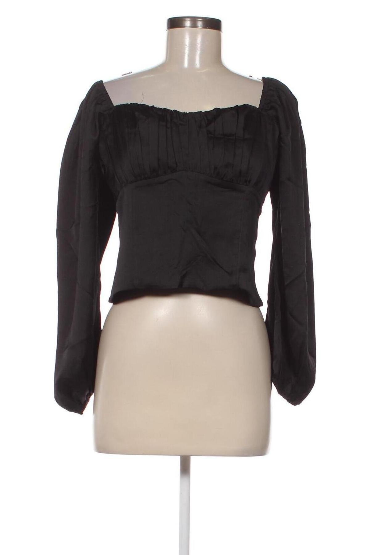 Дамска блуза Abercrombie & Fitch, Размер L, Цвят Черен, Цена 48,40 лв.