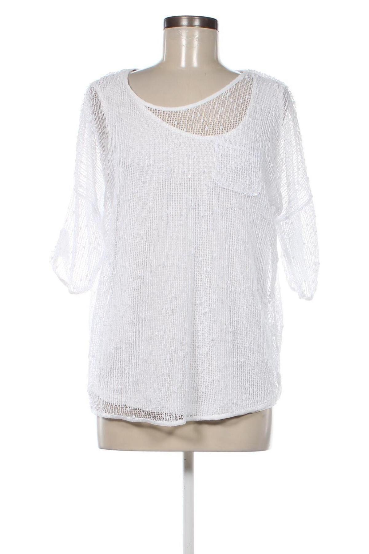 Дамска блуза Brandtex, Размер L, Цвят Бял, Цена 19,00 лв.