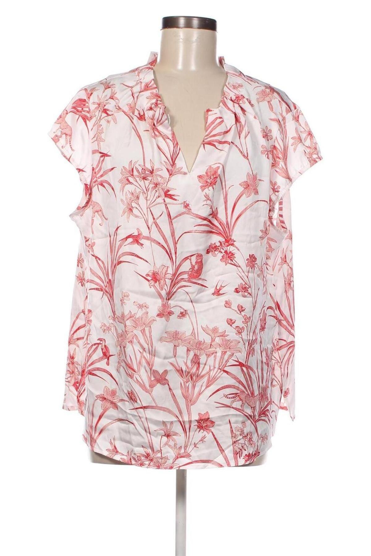 Γυναικεία μπλούζα Comma,, Μέγεθος XL, Χρώμα Λευκό, Τιμή 17,88 €