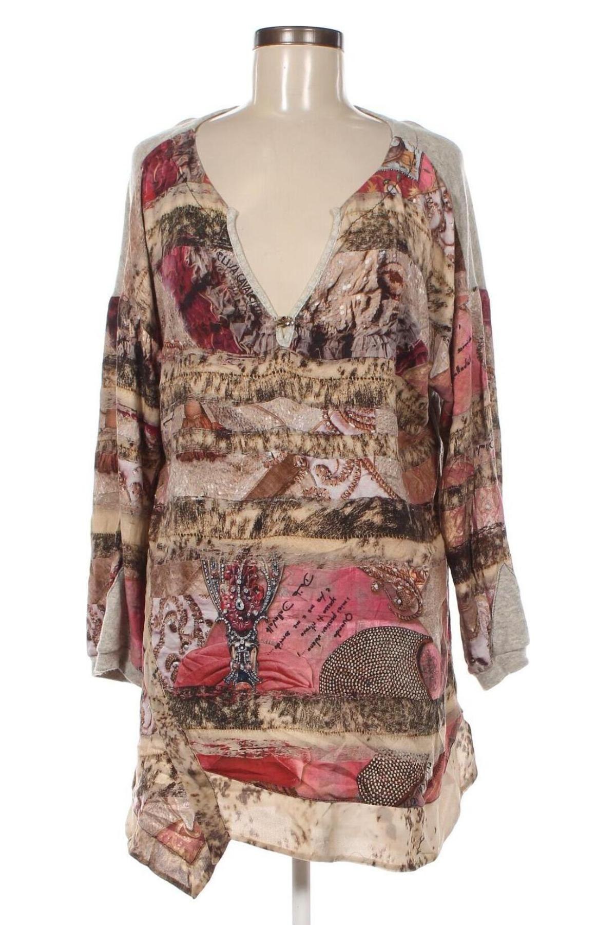 Дамска блуза Elisa Cavaletti, Размер XL, Цвят Многоцветен, Цена 85,36 лв.