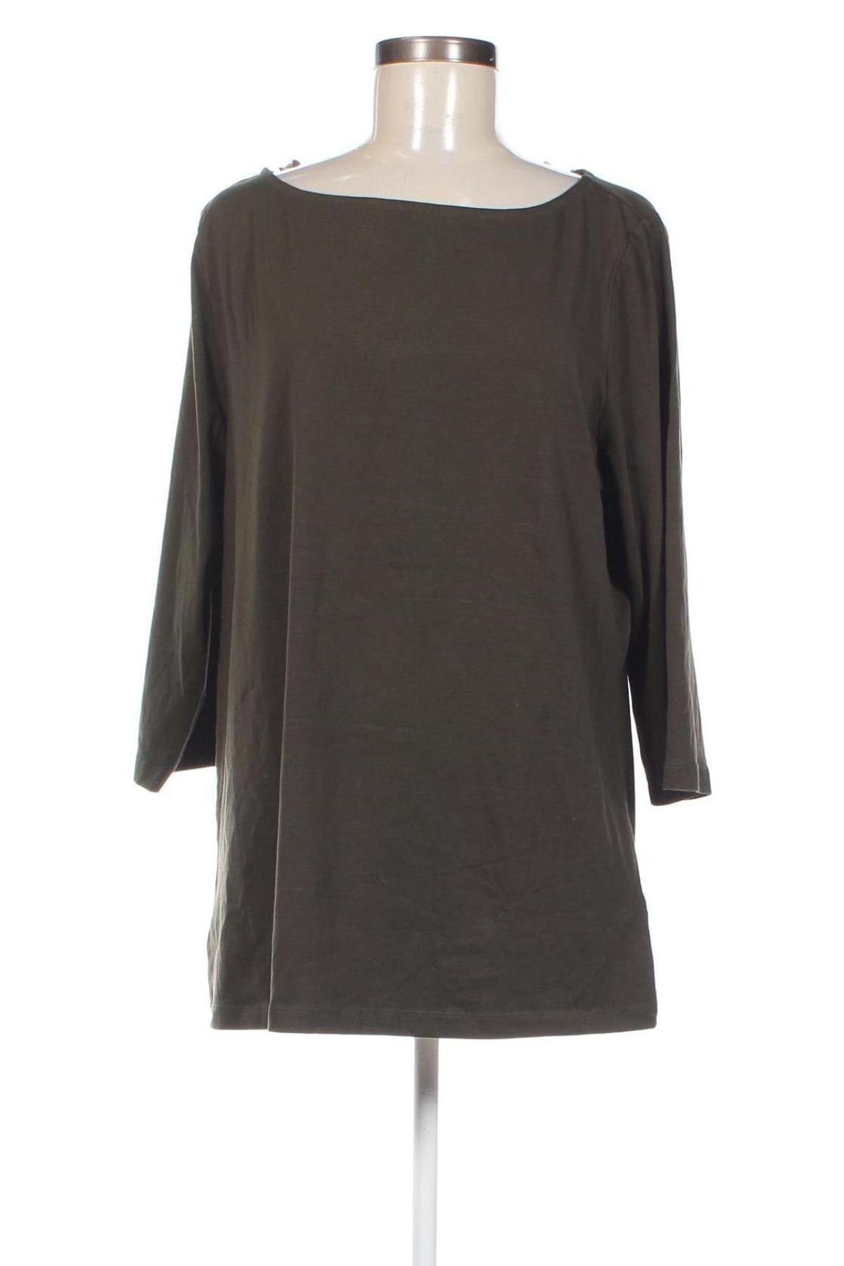 Γυναικεία μπλούζα Essentials by Tchibo, Μέγεθος XXL, Χρώμα Πράσινο, Τιμή 19,18 €