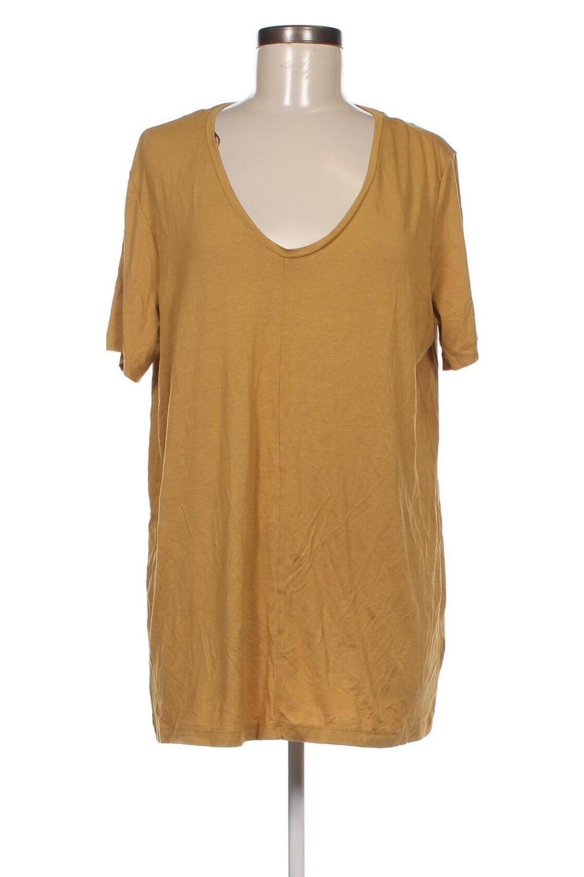 Дамска блуза F&F, Размер XL, Цвят Жълт, Цена 9,69 лв.