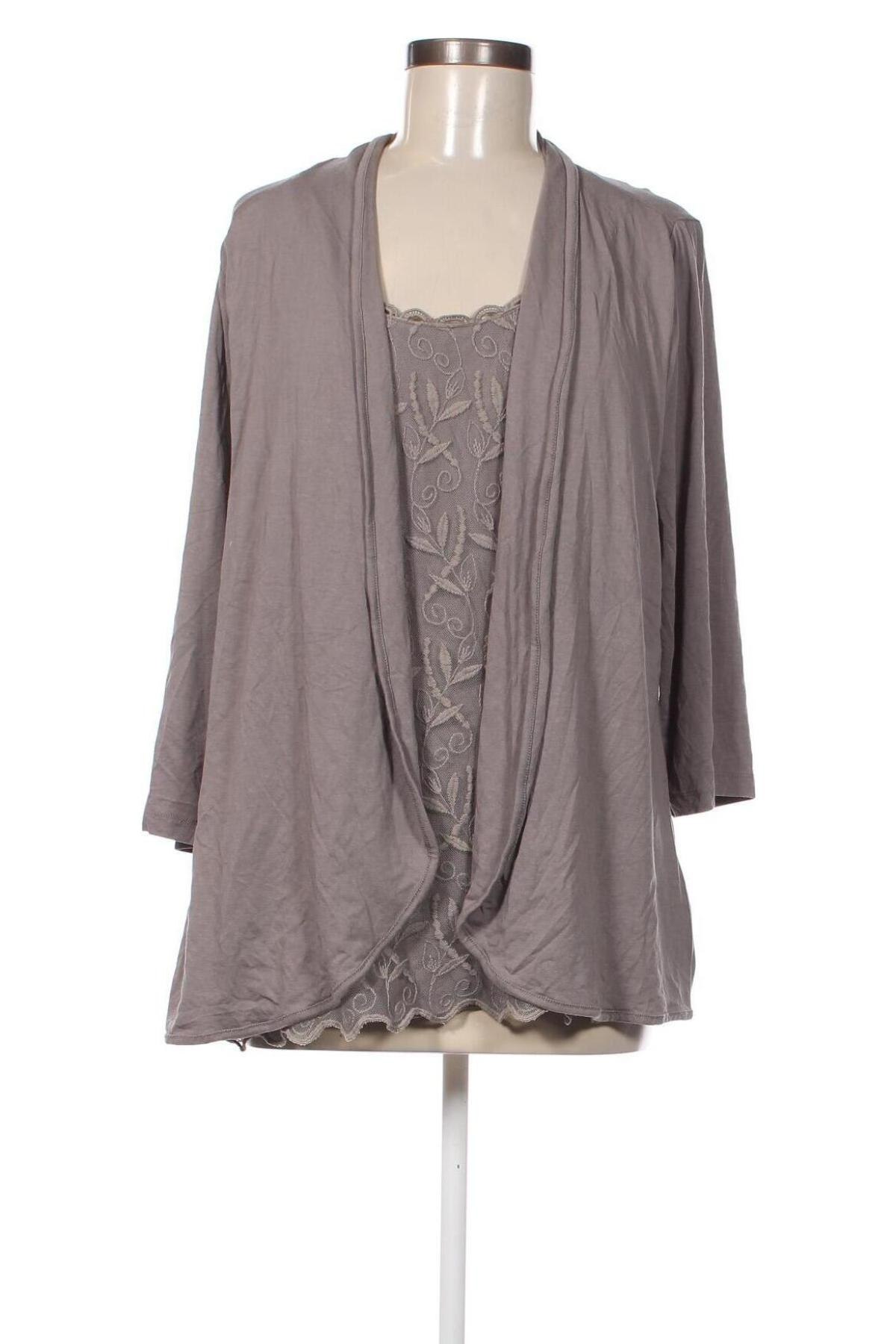 Дамска блуза Fair Lady, Размер XL, Цвят Кафяв, Цена 6,46 лв.