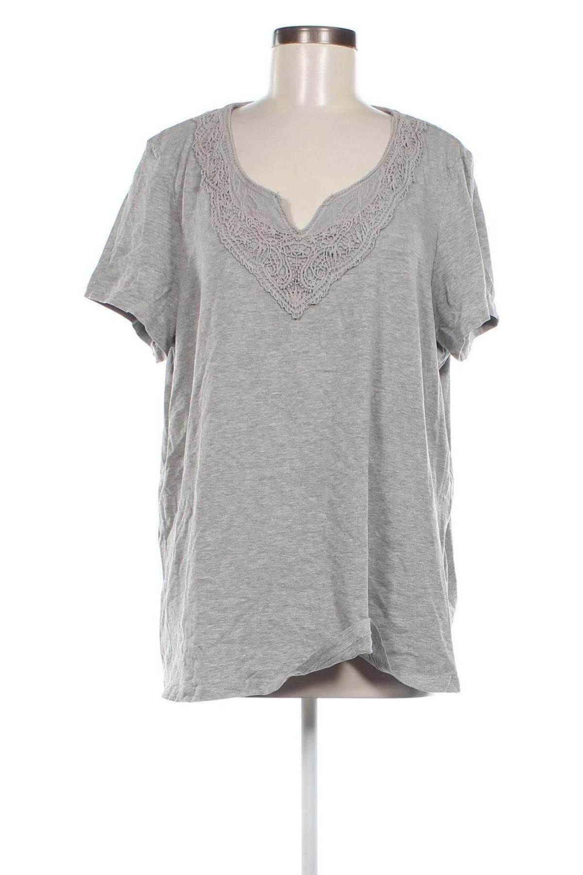 Γυναικεία μπλούζα Giada, Μέγεθος 3XL, Χρώμα Γκρί, Τιμή 9,99 €