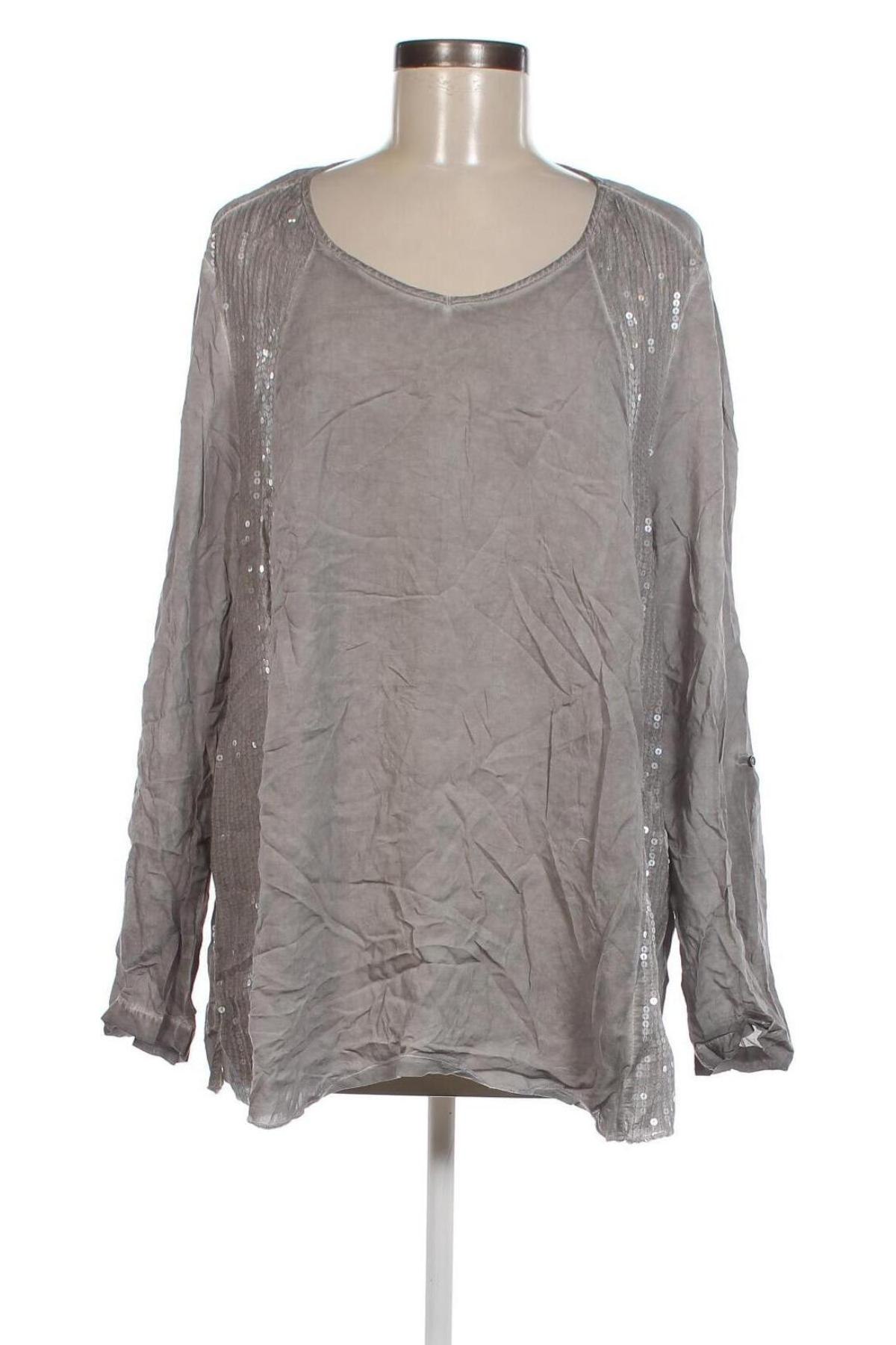 Damen Shirt Gina Laura, Größe XXL, Farbe Grau, Preis € 16,20