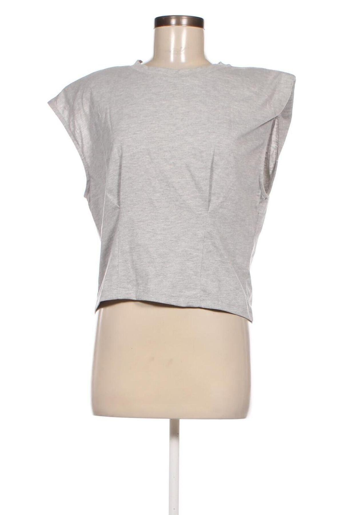 Дамска блуза Gina Tricot, Размер L, Цвят Сив, Цена 6,30 лв.