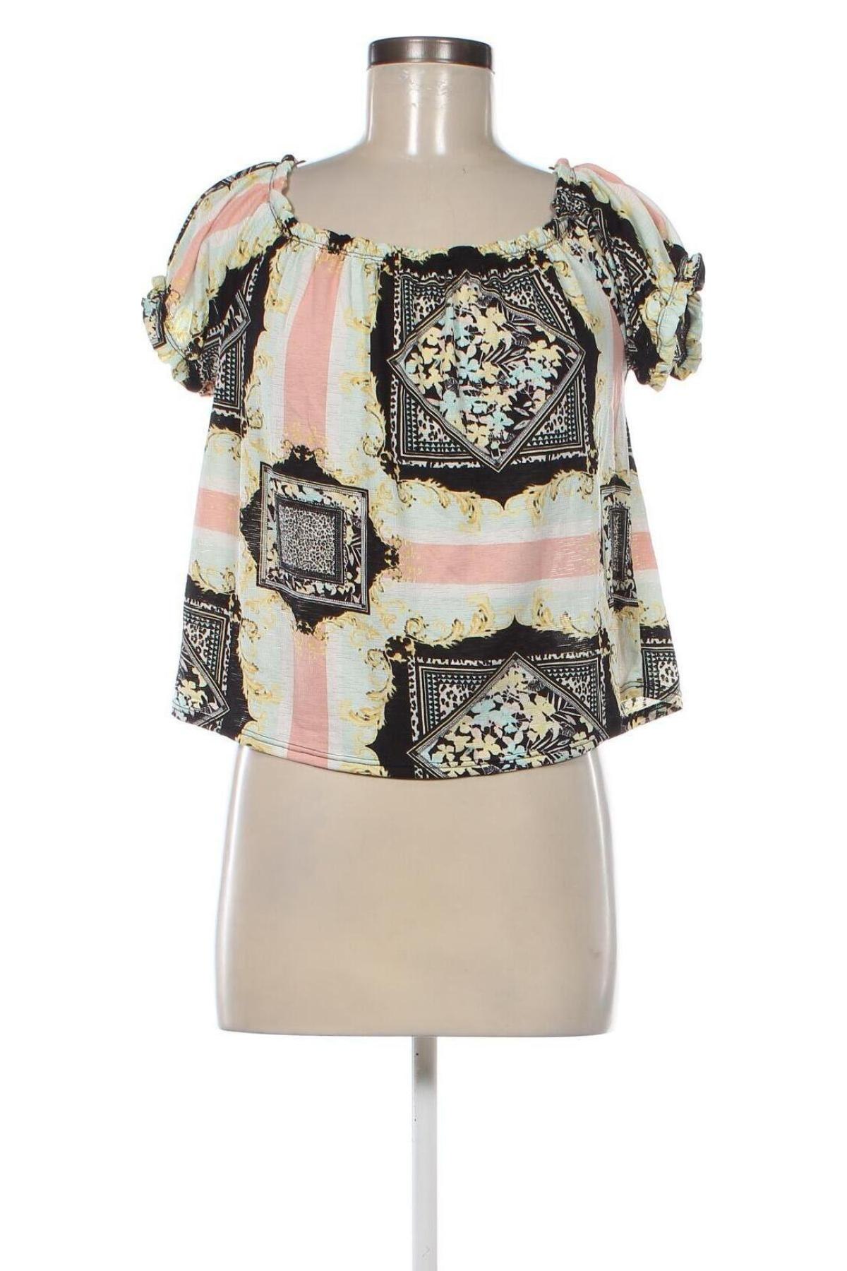 Damen Shirt Gina Tricot, Größe L, Farbe Mehrfarbig, Preis € 2,61