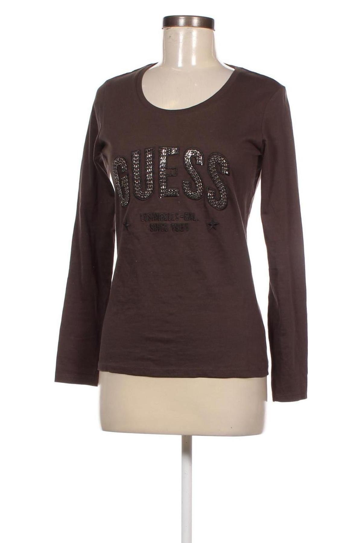 Γυναικεία μπλούζα Guess, Μέγεθος M, Χρώμα Γκρί, Τιμή 48,97 €