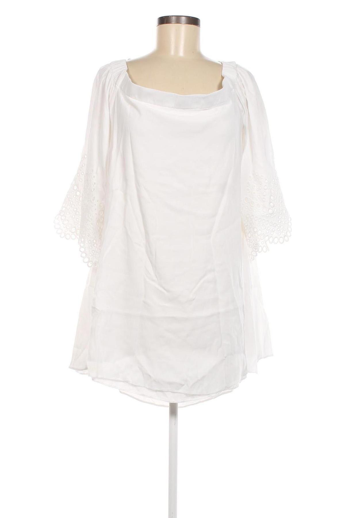 Дамска блуза Hallhuber, Размер 4XL, Цвят Бял, Цена 34,00 лв.