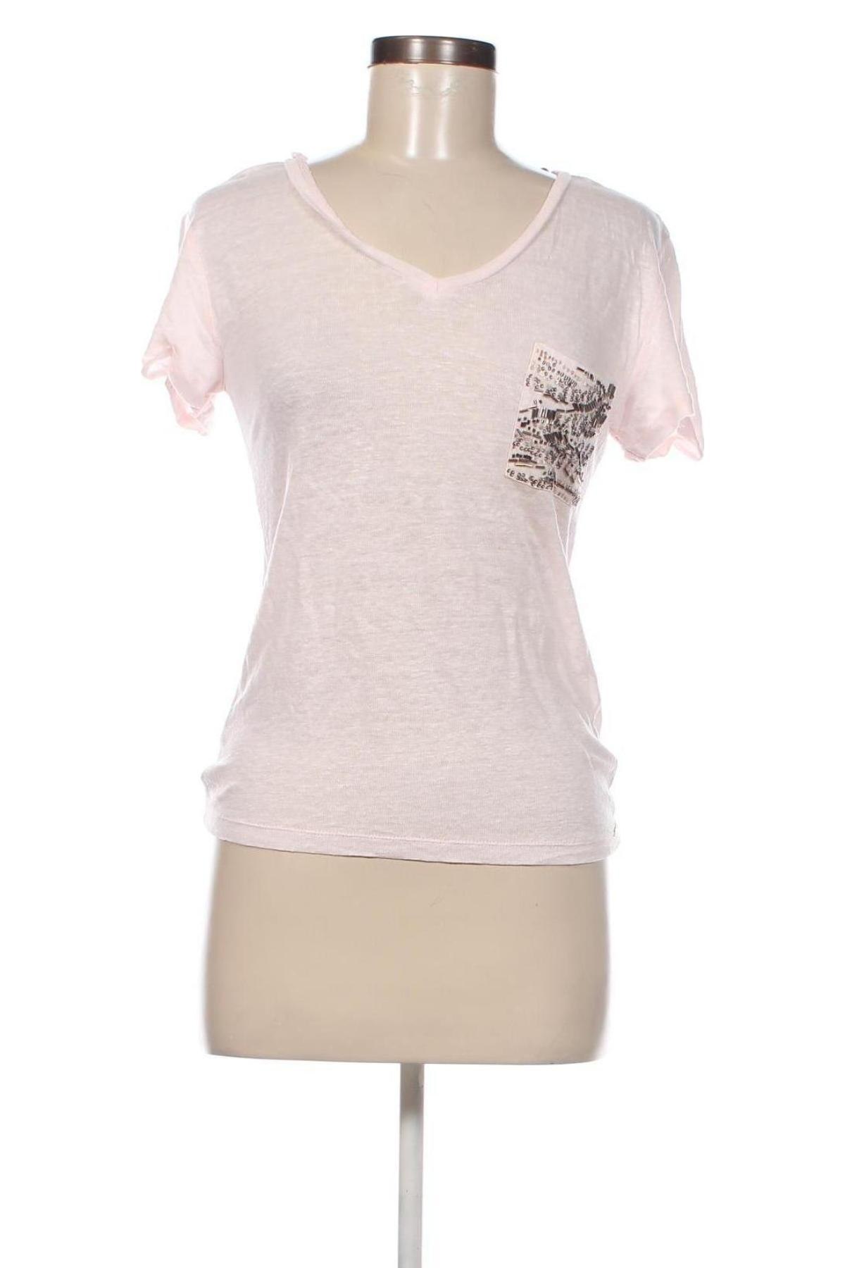 Γυναικεία μπλούζα IKKS, Μέγεθος S, Χρώμα Ρόζ , Τιμή 13,36 €