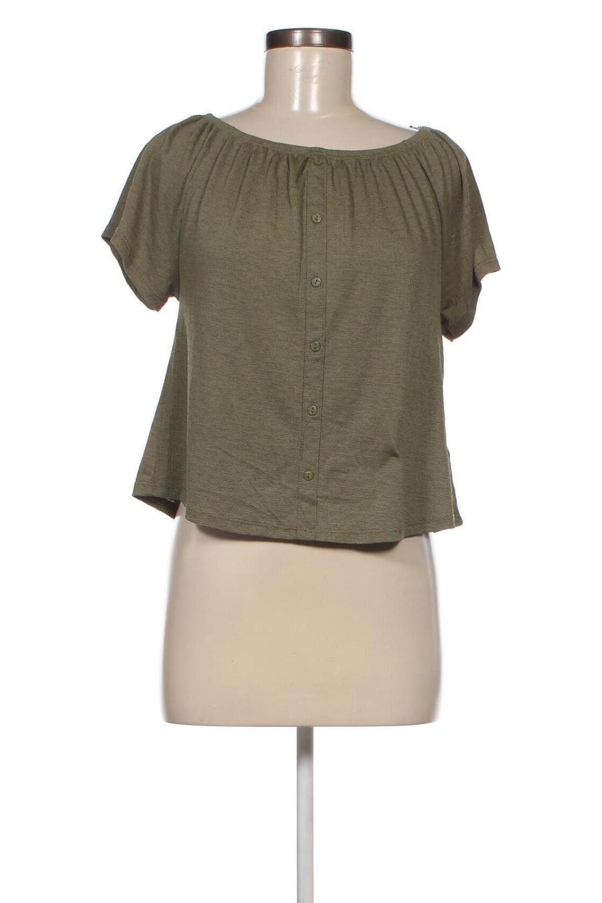 Дамска блуза Jean Pascale, Размер S, Цвят Зелен, Цена 6,08 лв.