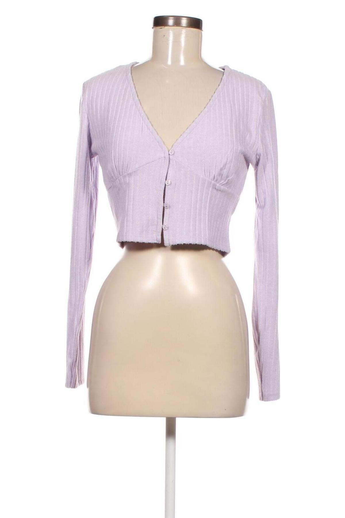 Дамска блуза Jennyfer, Размер L, Цвят Лилав, Цена 15,50 лв.