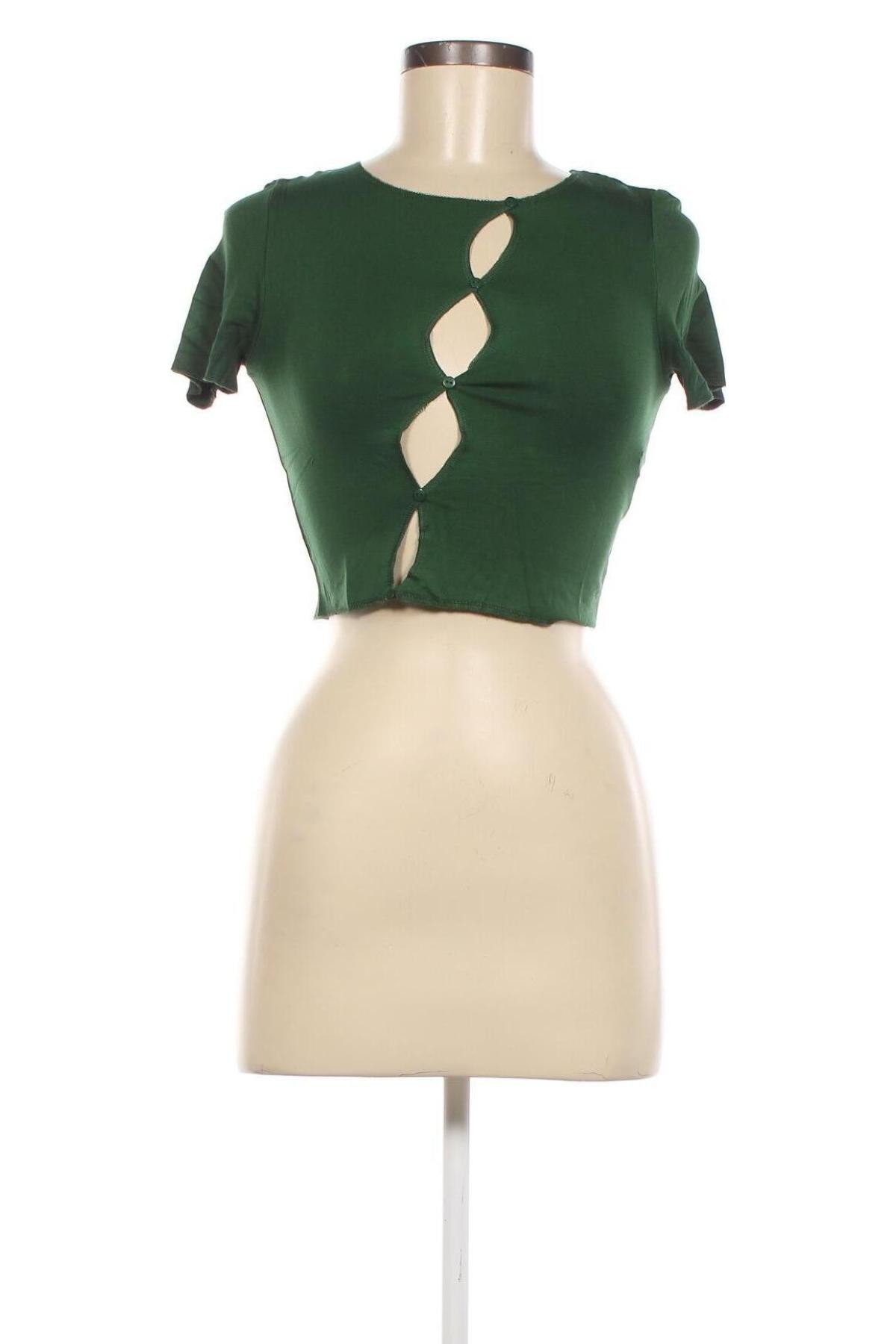 Γυναικεία μπλούζα Jennyfer, Μέγεθος S, Χρώμα Πράσινο, Τιμή 5,27 €