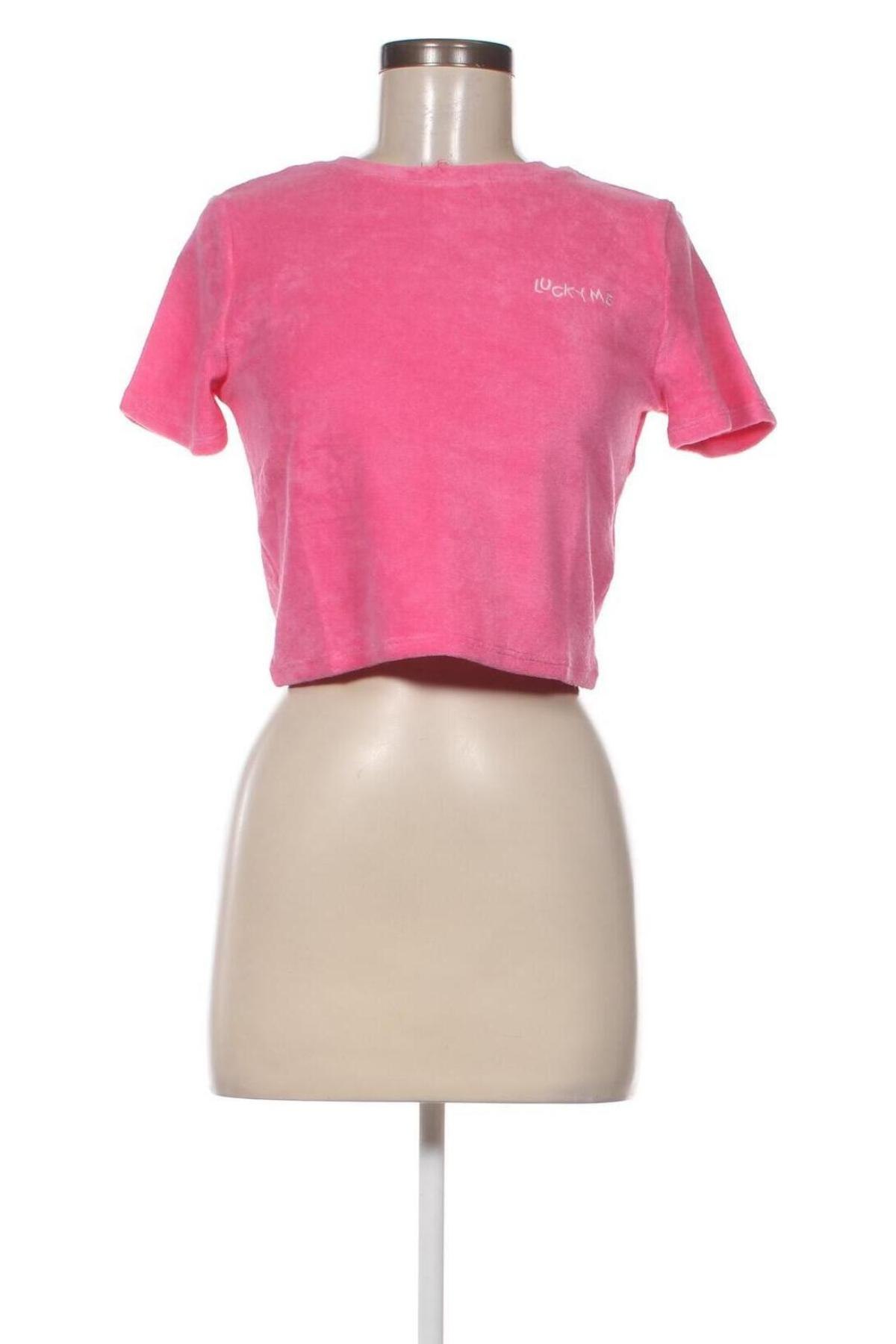 Дамска блуза Jennyfer, Размер L, Цвят Розов, Цена 12,40 лв.