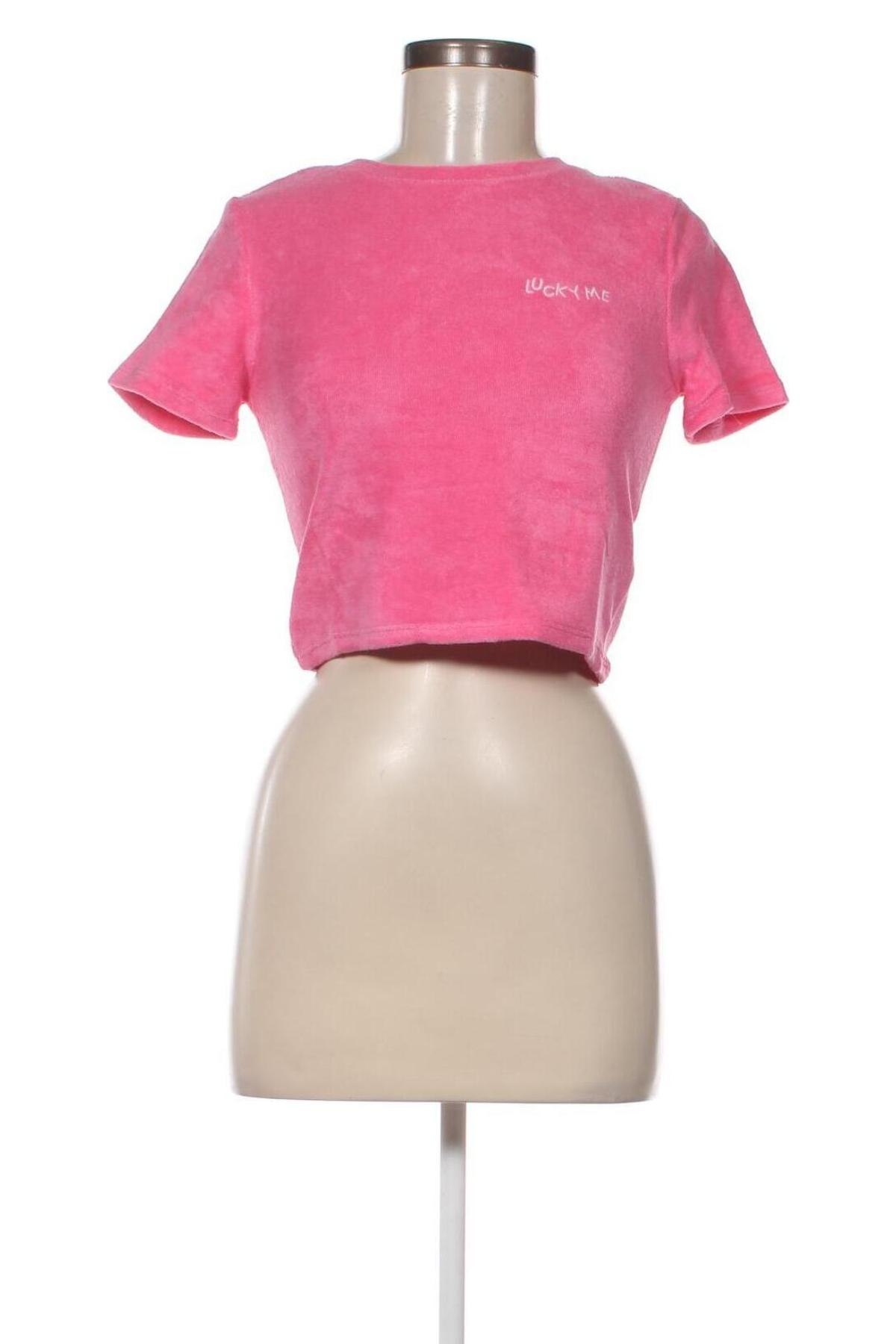 Дамска блуза Jennyfer, Размер M, Цвят Розов, Цена 12,40 лв.