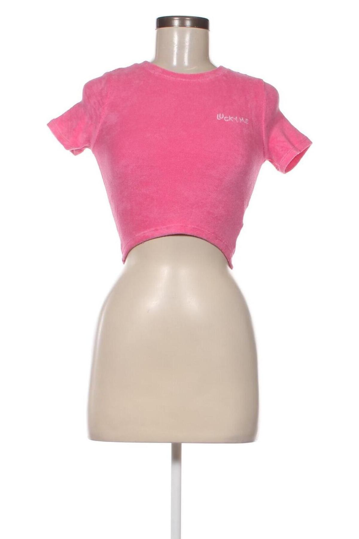 Дамска блуза Jennyfer, Размер XS, Цвят Розов, Цена 12,40 лв.