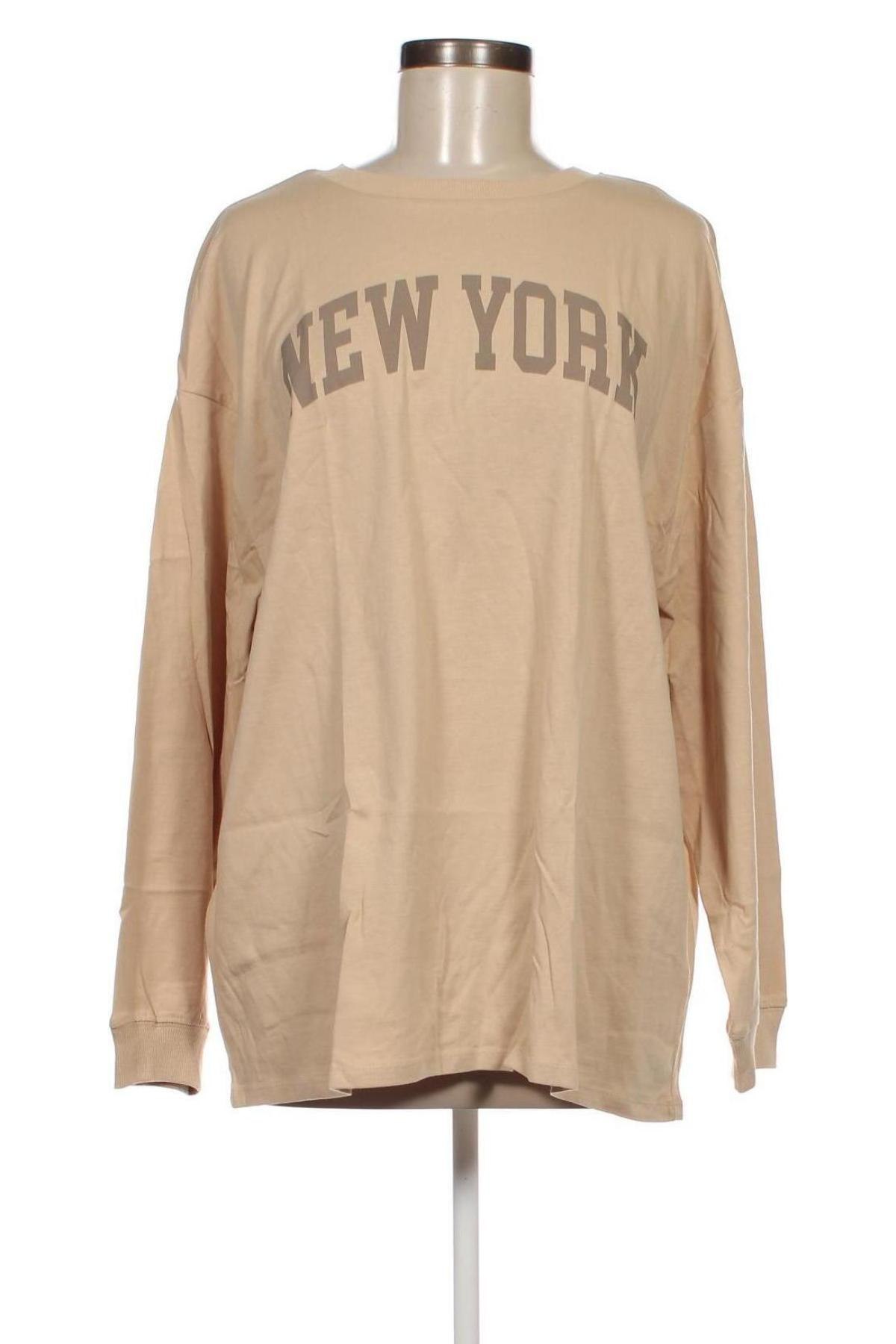 Γυναικεία μπλούζα Jennyfer, Μέγεθος M, Χρώμα  Μπέζ, Τιμή 4,79 €