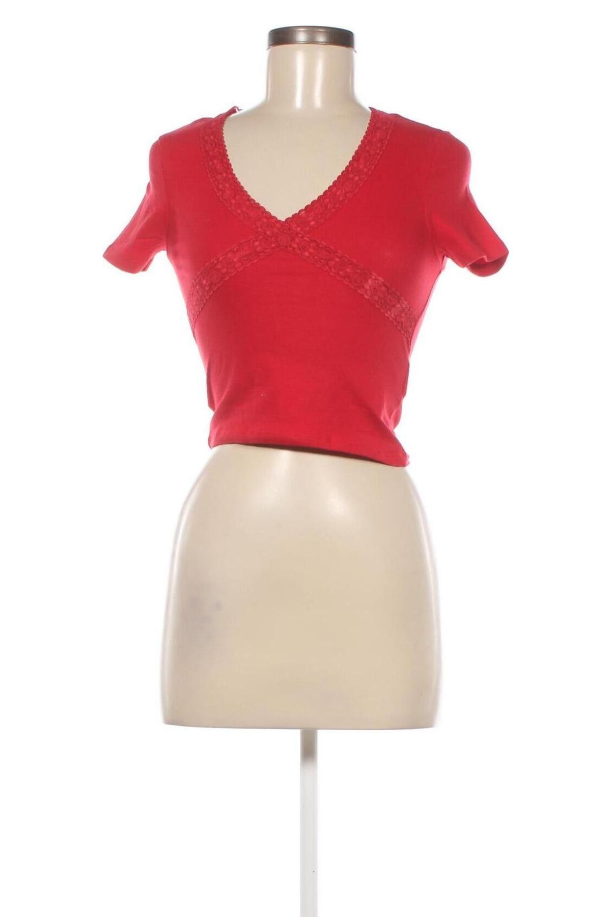 Γυναικεία μπλούζα Jennyfer, Μέγεθος XS, Χρώμα Κόκκινο, Τιμή 4,79 €