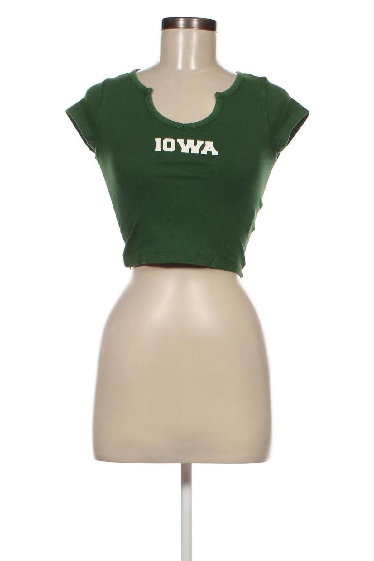 Дамска блуза Jennyfer, Размер XXS, Цвят Зелен, Цена 9,61 лв.
