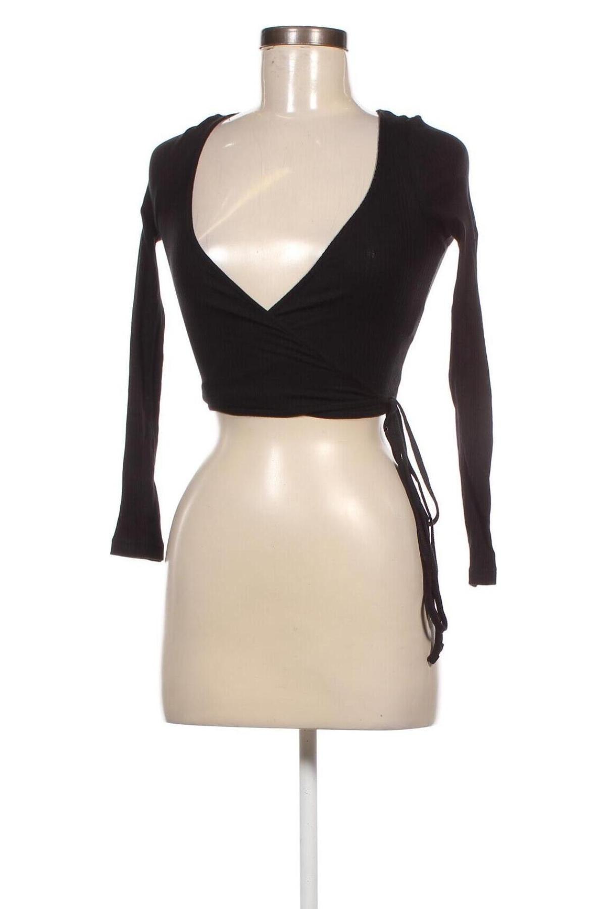 Дамска блуза Jennyfer, Размер XXS, Цвят Черен, Цена 7,75 лв.