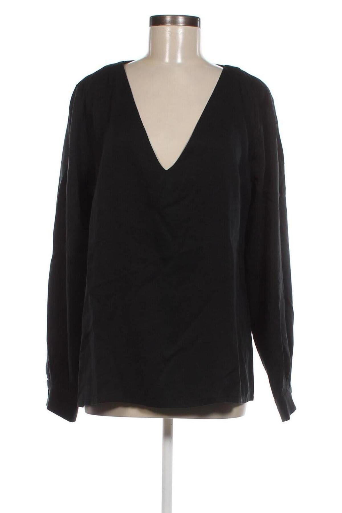 Γυναικεία μπλούζα KAN, Μέγεθος L, Χρώμα Μαύρο, Τιμή 15,46 €