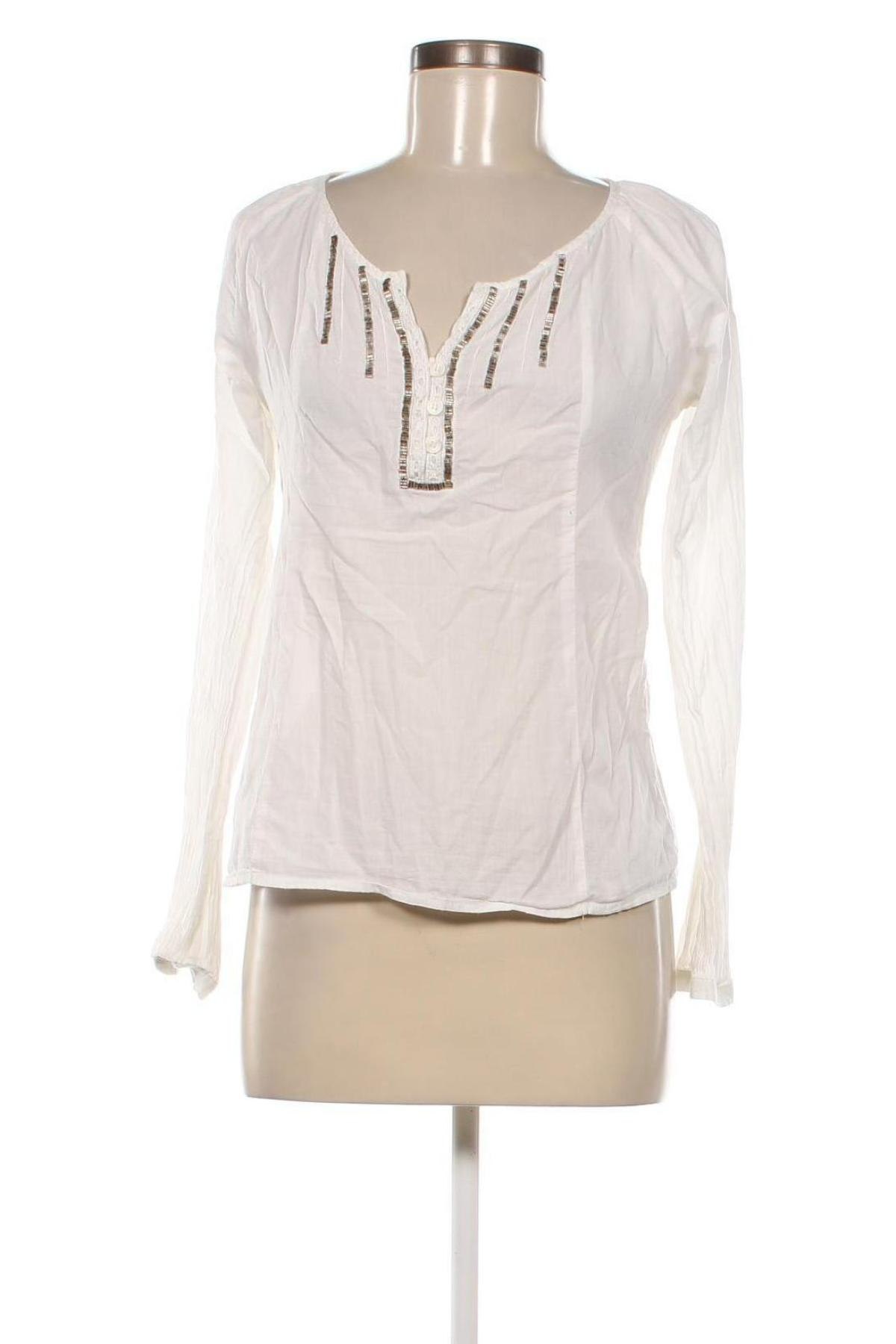 Γυναικεία μπλούζα Kaffe, Μέγεθος S, Χρώμα Λευκό, Τιμή 5,89 €