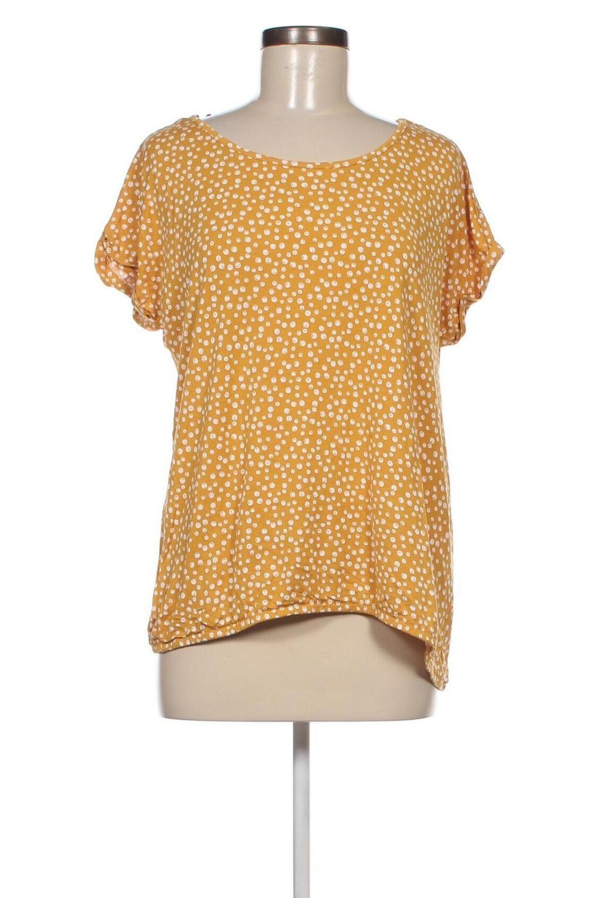 Дамска блуза Laura Torelli, Размер M, Цвят Жълт, Цена 6,27 лв.