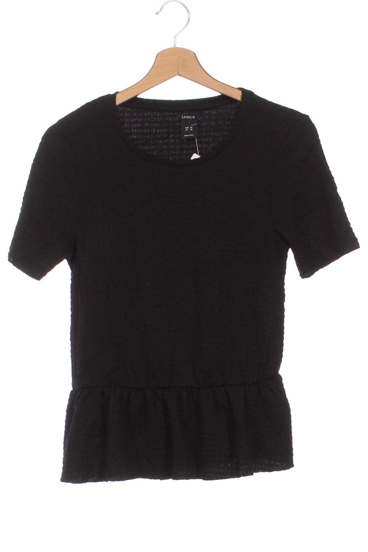 Γυναικεία μπλούζα Lindex, Μέγεθος XS, Χρώμα Μαύρο, Τιμή 2,70 €
