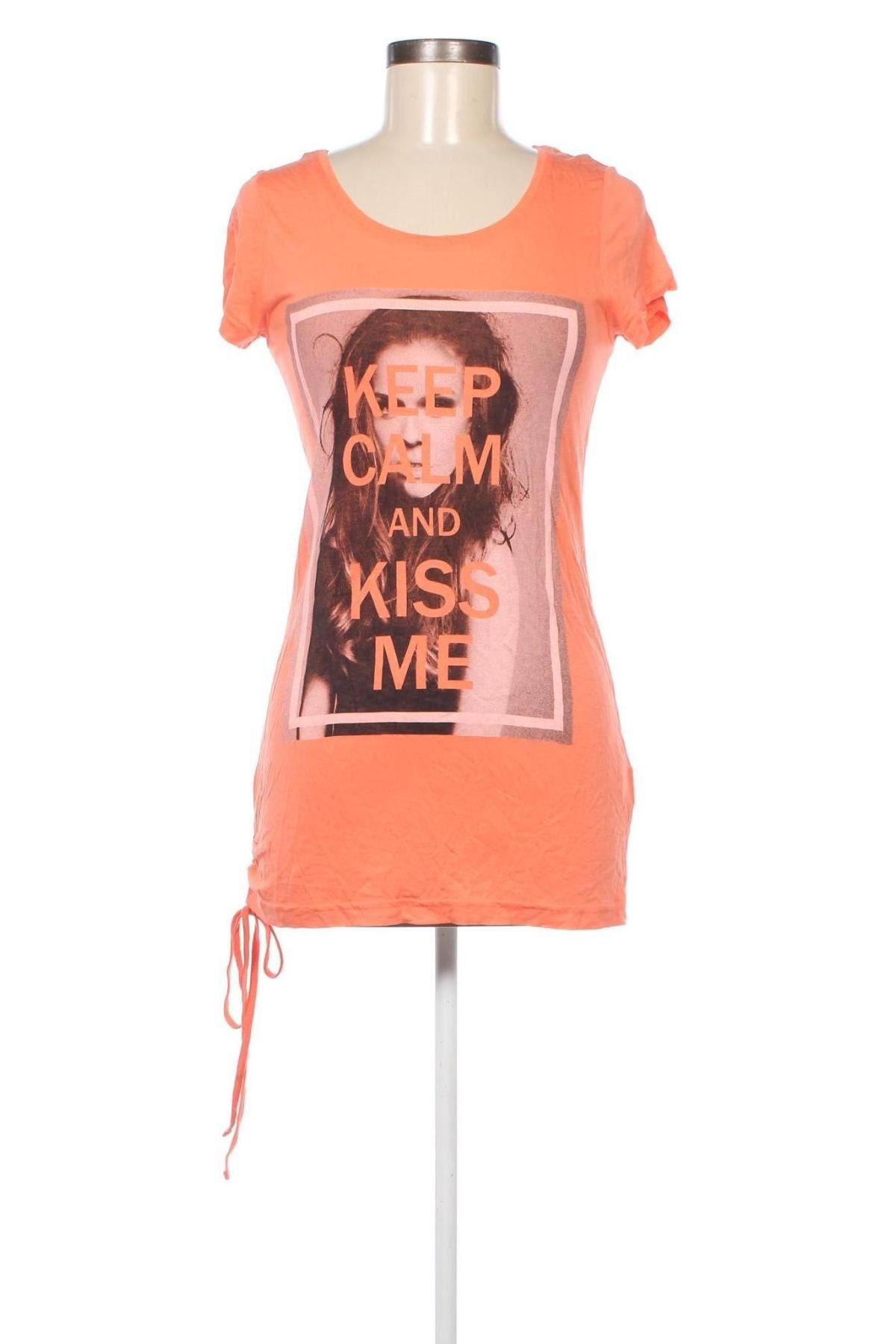 Damen Shirt Madonna, Größe L, Farbe Orange, Preis 3,97 €